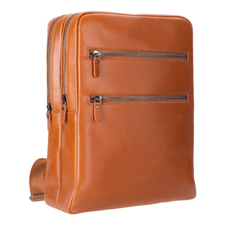 Bouletta MacBook / Laptop Backpack Tan Hidden Castle Leather Backpack Premium Koruma