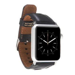 Bouletta Watch Band Black / 40 / 41 / 42mm Holo Leather Apple Watch Band Premium Koruma