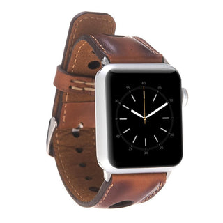 Bouletta Watch Band Sandy Tan / 40 / 41 / 42mm Holo Leather Apple Watch Band Premium Koruma