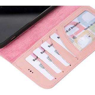 Bouletta Deri iPhone 15 Kılıfı iPhone 15 Cüzdanlı Çıkarılabilir Hakiki Deri Kılıf Premium Koruma
