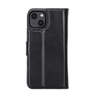 Bouletta Deri iPhone 15 Kılıfı iPhone 15 Cüzdanlı Çıkarılabilir Hakiki Deri Kılıf Premium Koruma