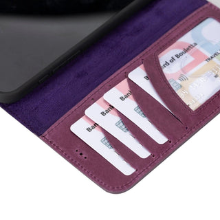 Bouletta Deri iPhone 15 Pro Kılıfı iPhone 15 Pro Cüzdanlı Çıkarılabilir Hakiki Deri Kılıf Premium Koruma