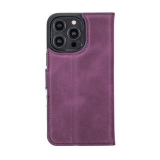 Bouletta Deri iPhone 15 Pro Kılıfı iPhone 15 Pro Cüzdanlı Çıkarılabilir Hakiki Deri Kılıf Premium Koruma