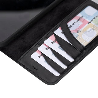 Bouletta Deri iPhone 15 Pro Kılıfı iPhone 15 Pro Cüzdanlı Çıkarılabilir Hakiki Deri Kılıf Premium Koruma