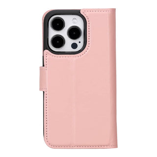 Bouletta Deri iPhone 15 Pro Kılıfı iPhone 15 Pro Cüzdanlı Çıkarılabilir Hakiki Deri Kılıf Premium Koruma