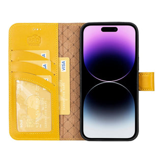 Bouletta Deri iPhone 15 Pro Kılıfı iPhone 15 Pro Cüzdanlı Çıkarılabilir Hakiki Deri Kılıf Premium Koruma