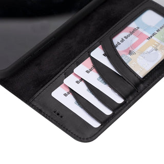 Bouletta Deri iPhone 16 Kılıfı iPhone 16 Cüzdanlı Çıkarılabilir Deri Kılıf Premium Koruma