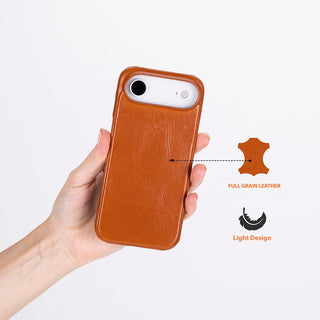 Bouletta Deri iPhone Air Kılıfı iPhone Air Uyumlu Hakiki Deri Arka Kapak Premium Koruma