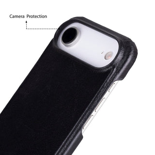 Bouletta Deri iPhone Air Kılıfı iPhone Air Uyumlu Hakiki Deri Arka Kapak Premium Koruma