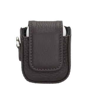 Bouletta AirPods Case Pebble Black Jojo Leather AirPods 1 / 2 Case Premium Koruma