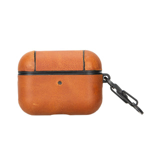 Bouletta AirPods Case Golden Tan Juni Leather AirPods Pro 1 and AirPods Pro 2 Case Premium Koruma
