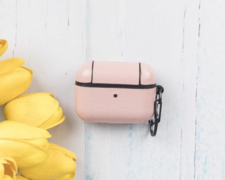 Bouletta AirPods Case Pink Juni Leather AirPods Pro 1 and AirPods Pro 2 Case Premium Koruma