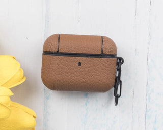 Bouletta AirPods Case Toffee Juni Leather AirPods Pro 1 and AirPods Pro 2 Case Premium Koruma