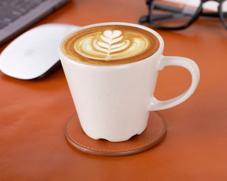 Bouletta Bardak Kılıfı Lavion Leather Cup Coaster Set Premium Koruma