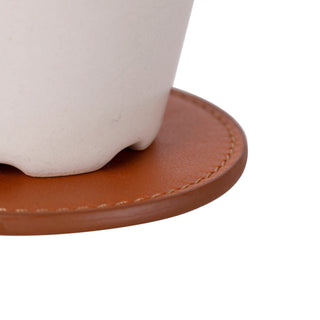 Bouletta Bardak Kılıfı Lavion Leather Cup Coaster Set Premium Koruma