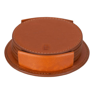 Bouletta Bardak Kılıfı Lavion Leather Cup Coaster Set Premium Koruma