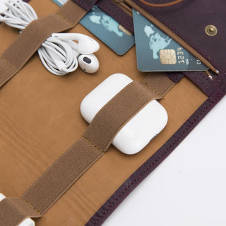 Bouletta Travel Cable Organizer Leather Cable Organizer Premium Koruma