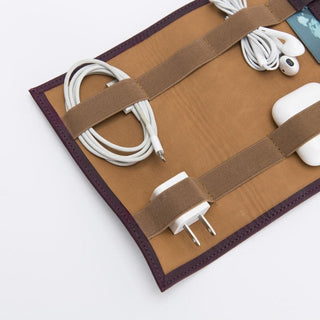 Bouletta Travel Cable Organizer Leather Cable Organizer Premium Koruma
