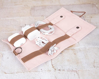 Bouletta Travel Cable Organizer Leather Cable Organizer Premium Koruma