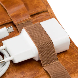 Bouletta Travel Cable Organizer Leather Cable Organizer Premium Koruma