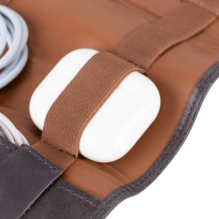 Bouletta Travel Cable Organizer Leather Cable Organizer Premium Koruma