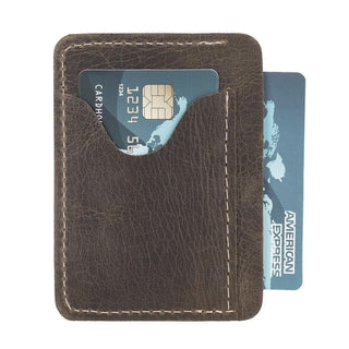 Bouletta Card Holder Cognac Leather Card Holder Premium Koruma