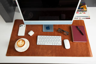 Bouletta Desk Mat Leather Desk Mat Large Premium Koruma