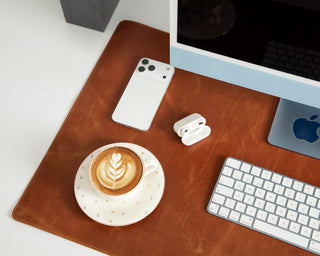 Bouletta Desk Mat Leather Desk Mat Large Premium Koruma