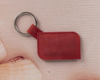 Bouletta Keyring Light Red Leather Keyring Premium Koruma
