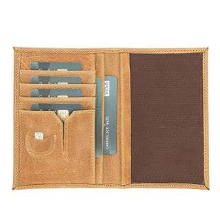 Bouletta Passport Wallet Russet Leather Passport Holder Premium Koruma