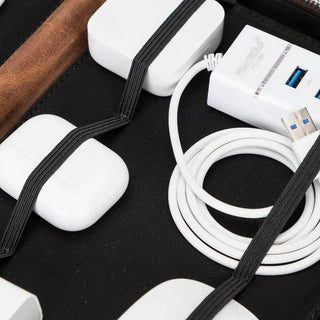 Bouletta Travel Cable Organizer Leather Travel Cable Organizer Premium Koruma