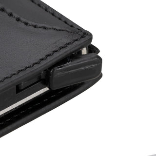 Bouletta Card Holder Leather Zip Mechanical Card Holder Premium Koruma