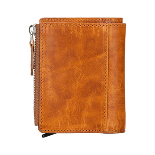 Bouletta Card Holder Leather Zip Mechanical Card Holder Premium Koruma