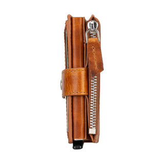 Bouletta Card Holder Leather Zip Mechanical Card Holder Premium Koruma