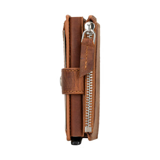 Bouletta Card Holder Leather Zip Mechanical Card Holder Premium Koruma