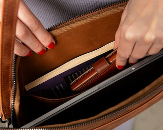 Bouletta Laptop / Tablet Sleeve Leeds Slim Leather Laptop / Tablet Sleeve Premium Koruma