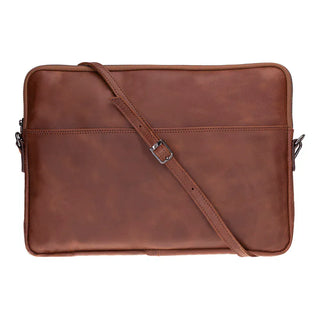 Bouletta Laptop / Tablet Sleeve Up To 14'' / Brown Leeds Slim Leather Laptop / Tablet Sleeve Premium Koruma