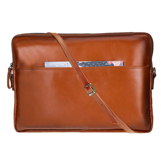 Bouletta Laptop / Tablet Sleeve Up To 14'' / Tan Leeds Slim Leather Laptop / Tablet Sleeve Premium Koruma