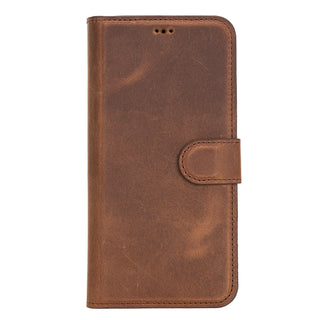 Bouletta Phone Case Saddle Brown Liluri iPhone 12 Pro Max Detachable Leather Wallet Case Premium Koruma