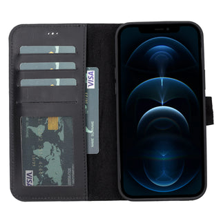 Bouletta Phone Case Liluri iPhone 13 Pro Detachable Leather Wallet Case Premium Koruma