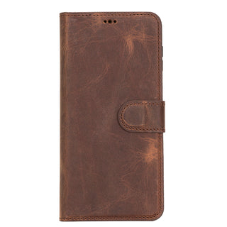 Bouletta Phone Case Saddle Brown Liluri Samsung Galaxy S21 Plus Detachable Leather Wallet Case Premium Koruma