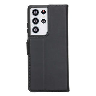 Bouletta Phone Case Liluri Samsung Galaxy S21 Ultra Detachable Leather Wallet Case Premium Koruma