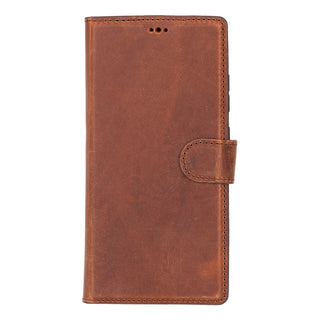 Bouletta Phone Case Saddle Brown Liluri Samsung Galaxy S25 Ultra Detachable Leather Wallet Case Premium Koruma
