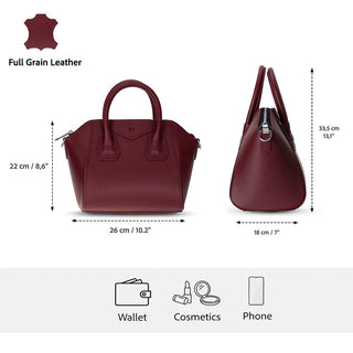 Bouletta Women's Bag Lorenza Kadın Deri Çanta, Medium Premium Koruma