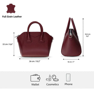Bouletta Women's Bag Lorenza Leather Women's Bag, Medium Premium Koruma