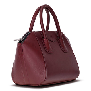 Bouletta Women's Bag Bordeaux Lorenza Women's Leather Bag, Medium Premium Koruma