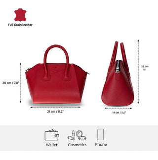 Bouletta Women's Bag Lorenza Women's Leather Bag, Small Premium Koruma