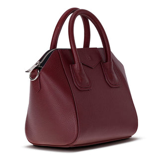 Bouletta Women's Bag Bordeaux Lorenza Women's Leather Bag, Small Premium Koruma