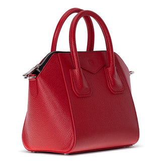 Bouletta Women's Bag Red Lorenza Women's Leather Bag, Small Premium Koruma