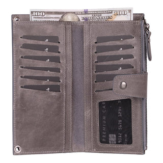 Bouletta Cell Phone Crossbody Bag Lozan Askılı, Telefon Bölmeli Deri Cüzdan Premium Koruma